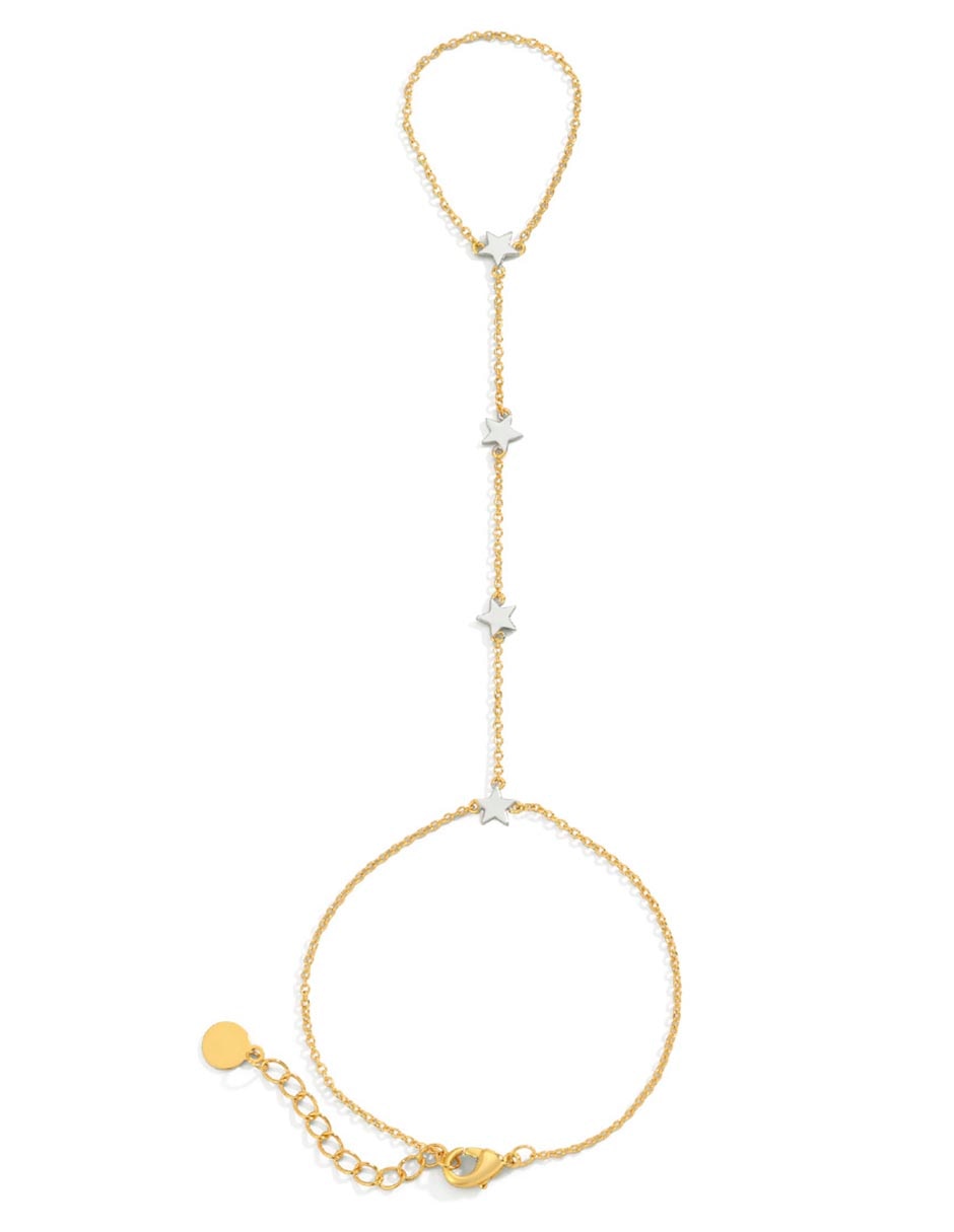 Pulsera 18 k All Star Two Tone con acabado chapa de oro
