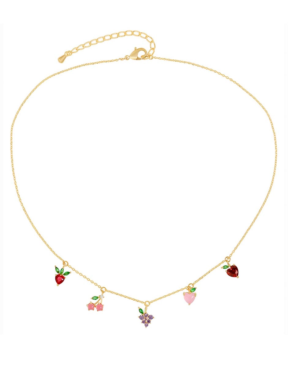Collar de frutas Fruit 18 K