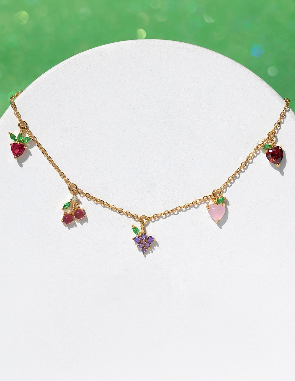 Collar de frutas Fruit 18 K 3