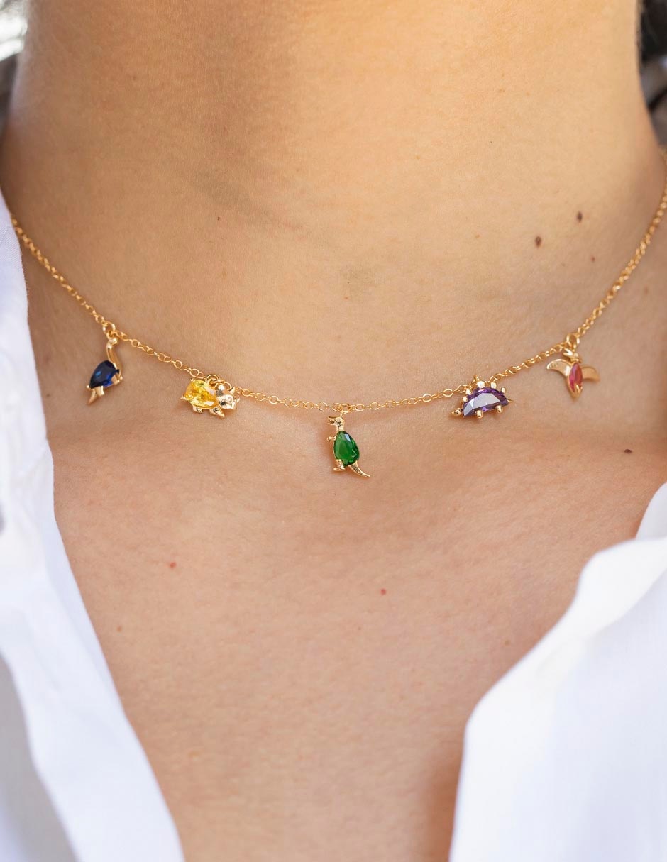 Collar Dino Rawr 18 K