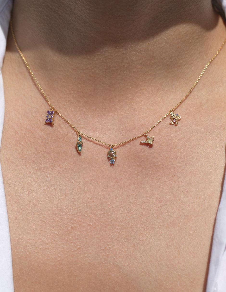Collar princess jasmine Disney 18 K 2