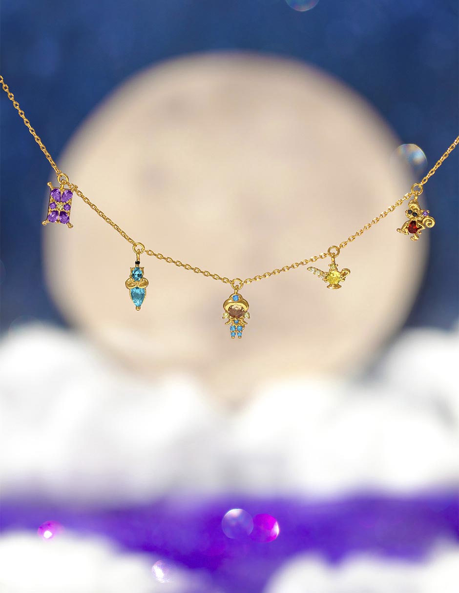 Collar princess jasmine Disney 18 K 3