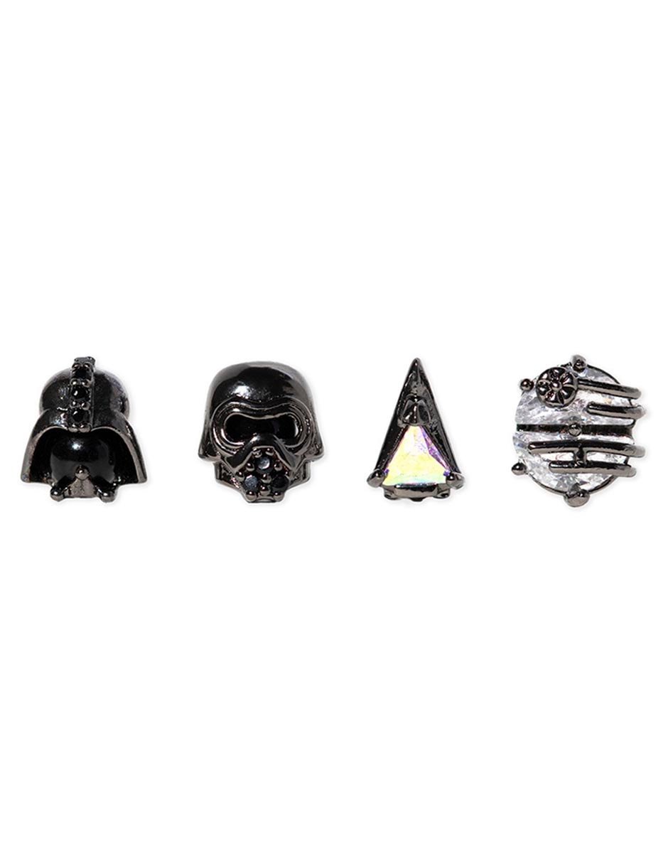 Set ear cuff Star Wars 18 k con acabado chapa de oro zirconia cúbica