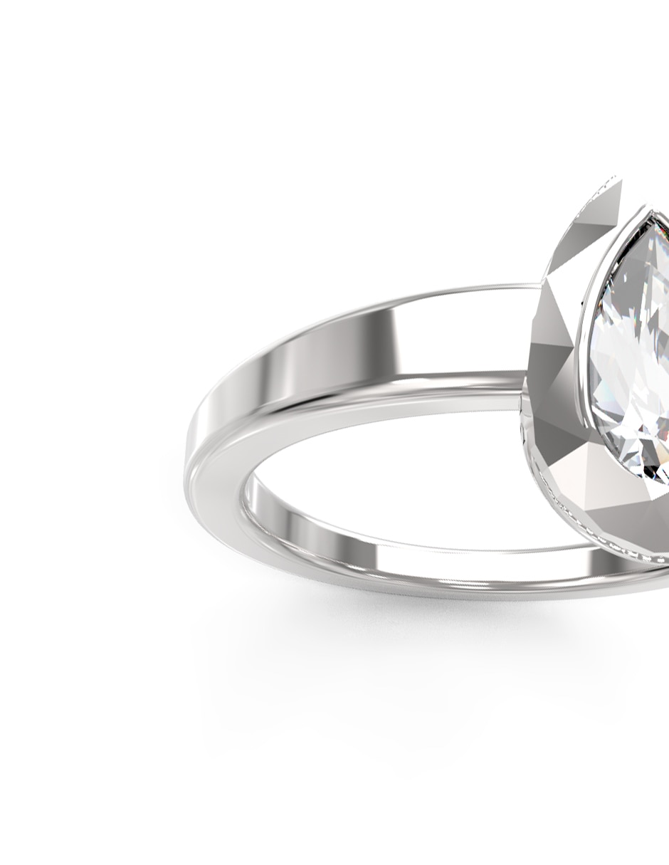 Anillo de gota 4g Light circonita brillante 3