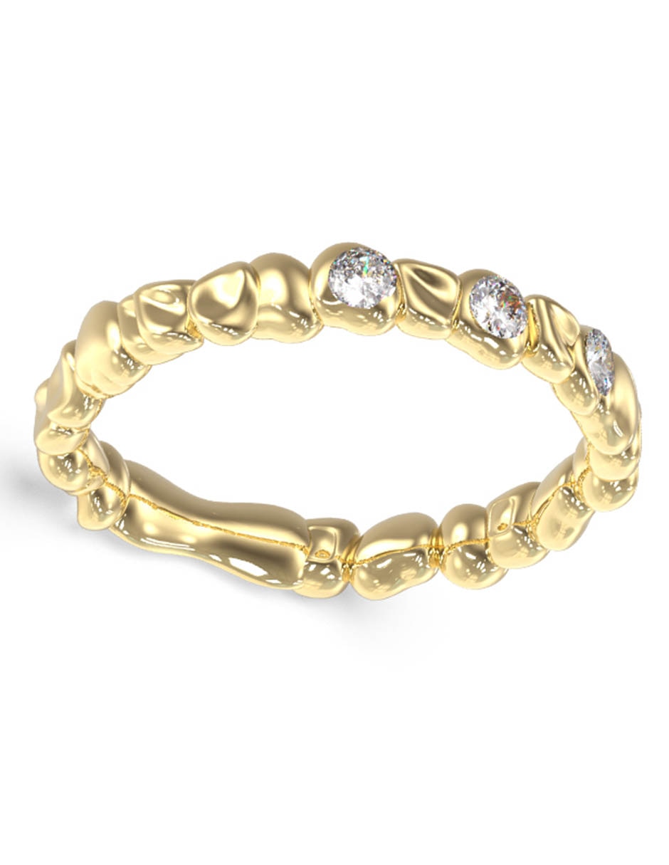 Anillo Panarea circonita brillante