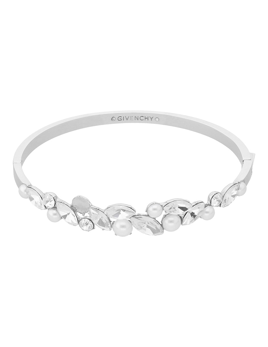 Brazalete Pearls and Petals con acabado brillante