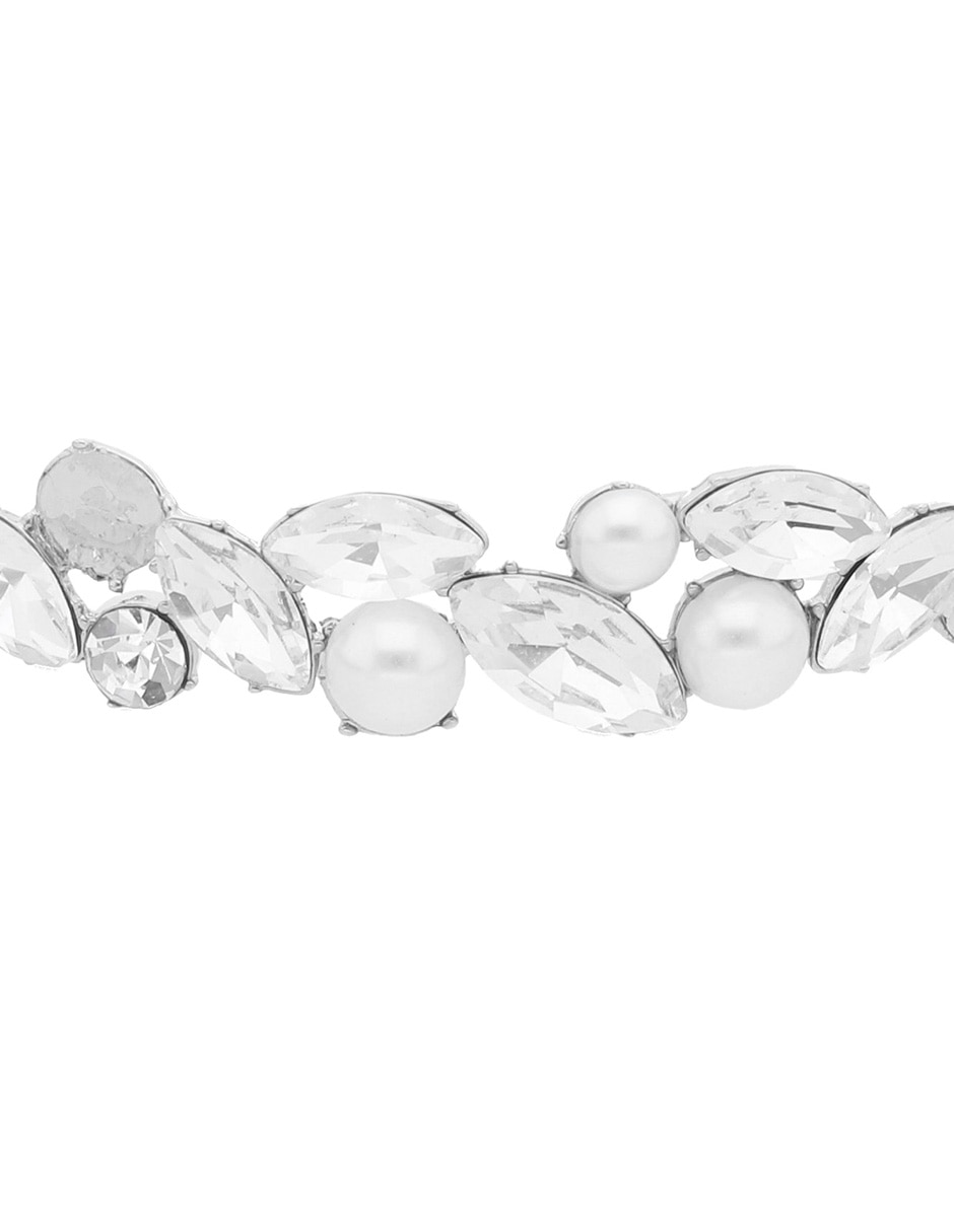 Brazalete Pearls and Petals con acabado brillante 4
