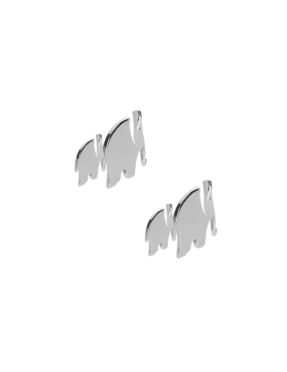 Broqueles de elefante de plata P 925 con acabado brillante 3