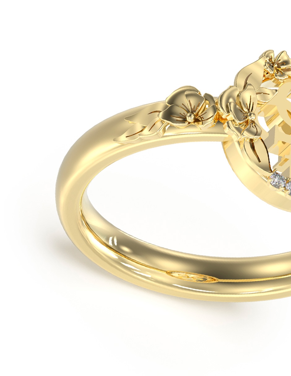 Anillo 4 LOVE circonita brillante 3