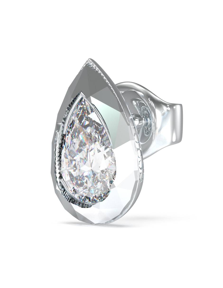 Aretes de gota 4G Light con acabado brillante circonita 2