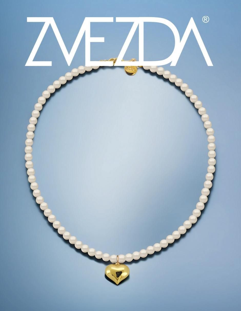 Collar de corazón Éclair 18 K 2