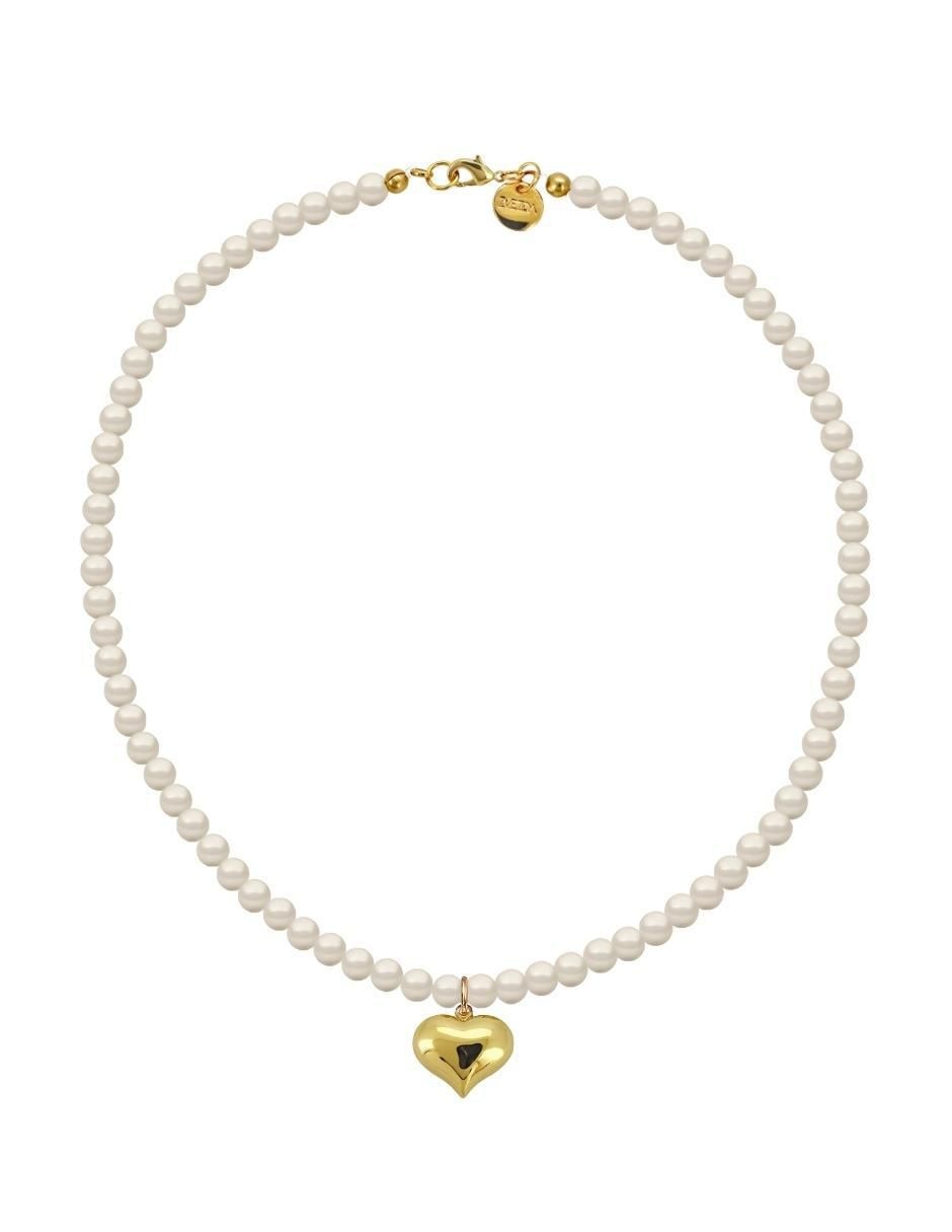 Collar de corazón Éclair 18 K 5