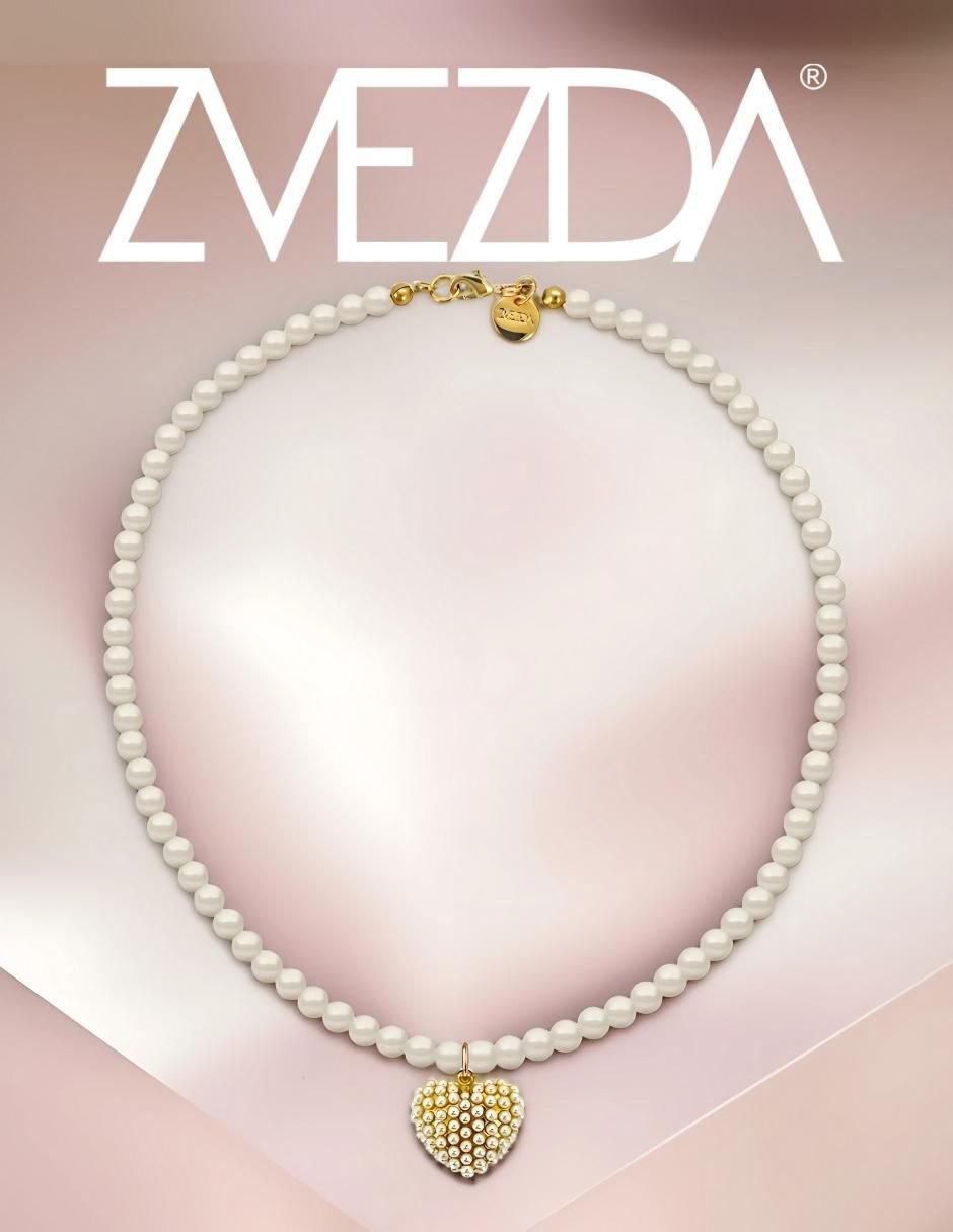 Collar de corazón Éclair 18 K 2