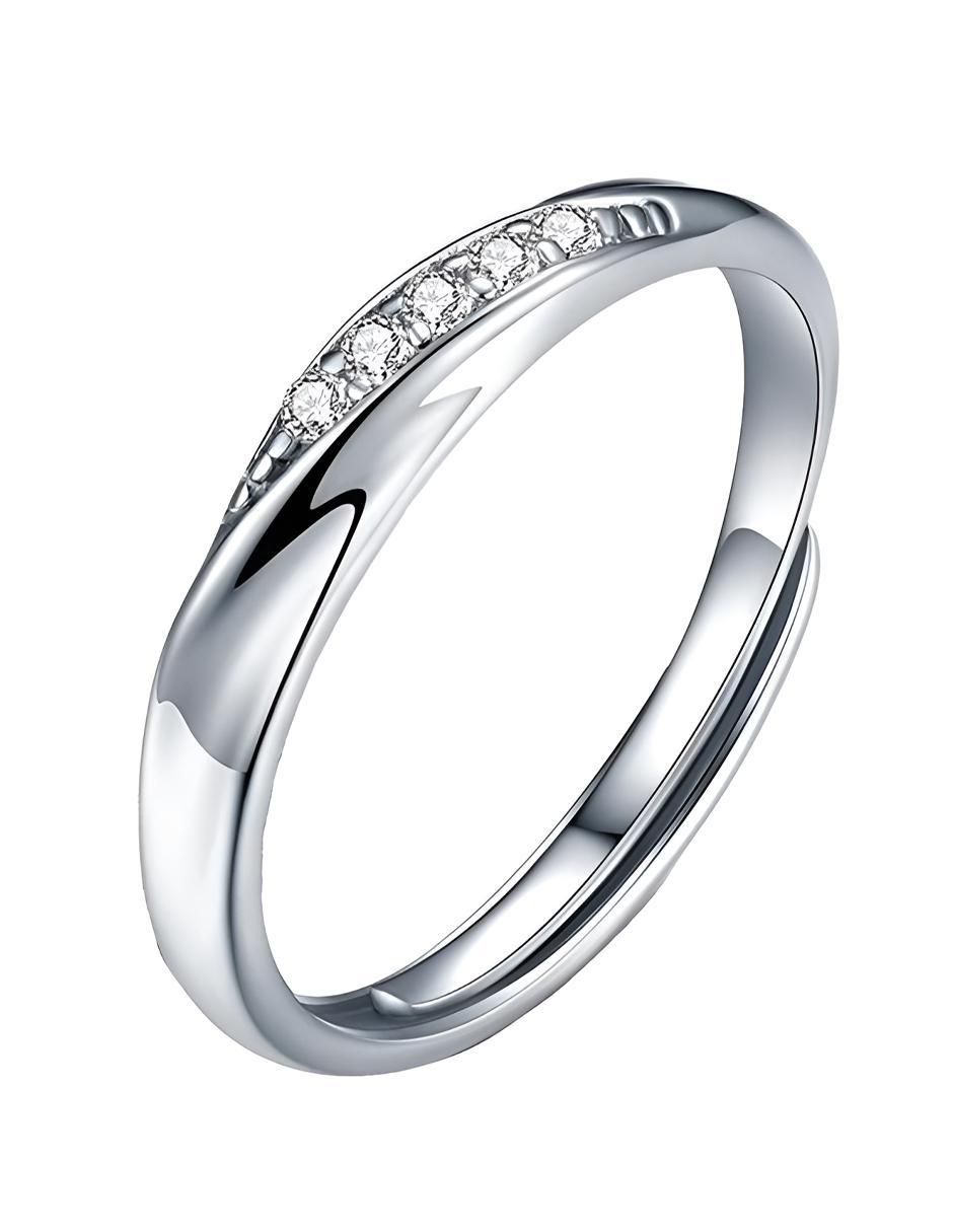 Set anillo P 925 de plata brillante 3
