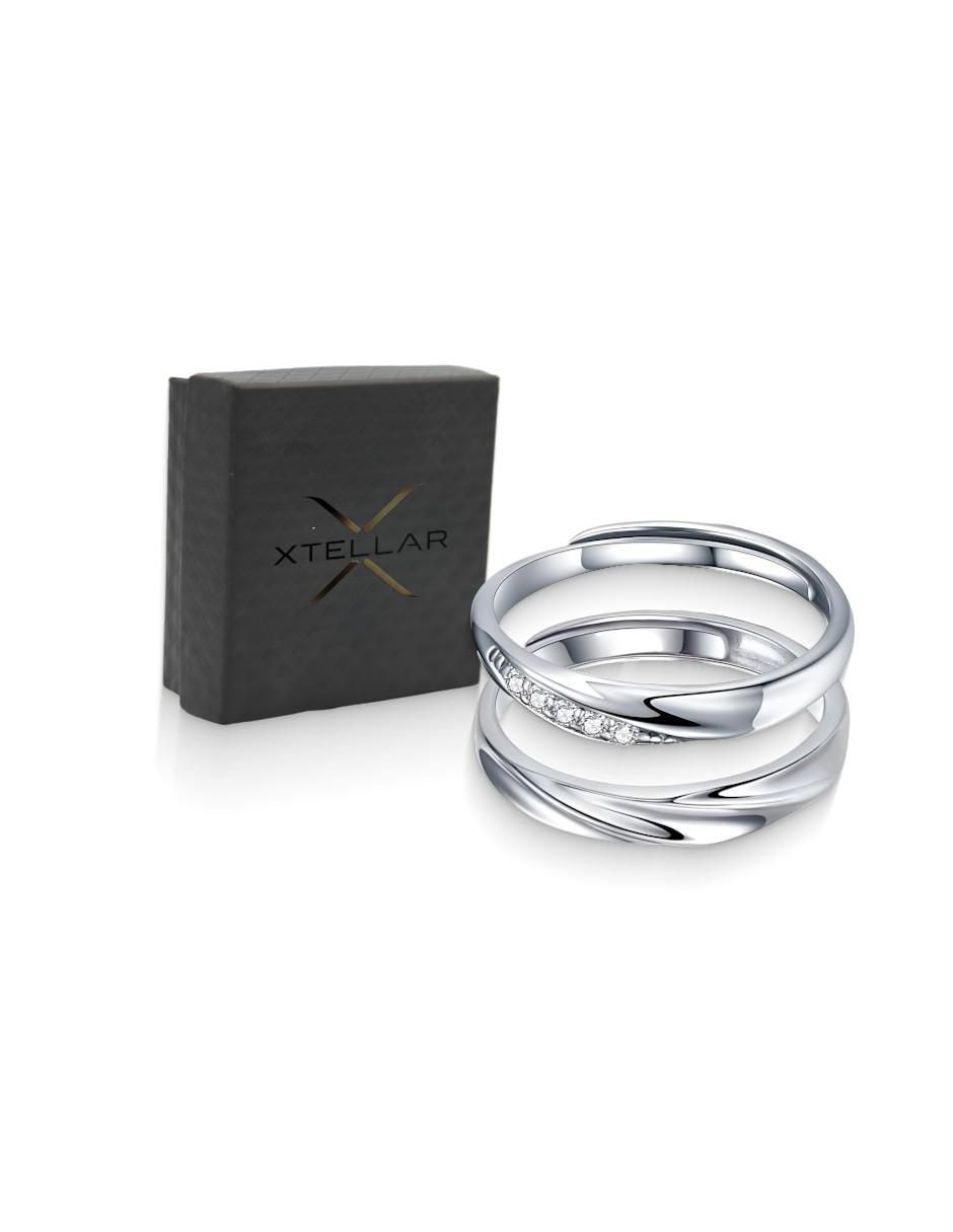 Set anillo P 925 de plata brillante 5