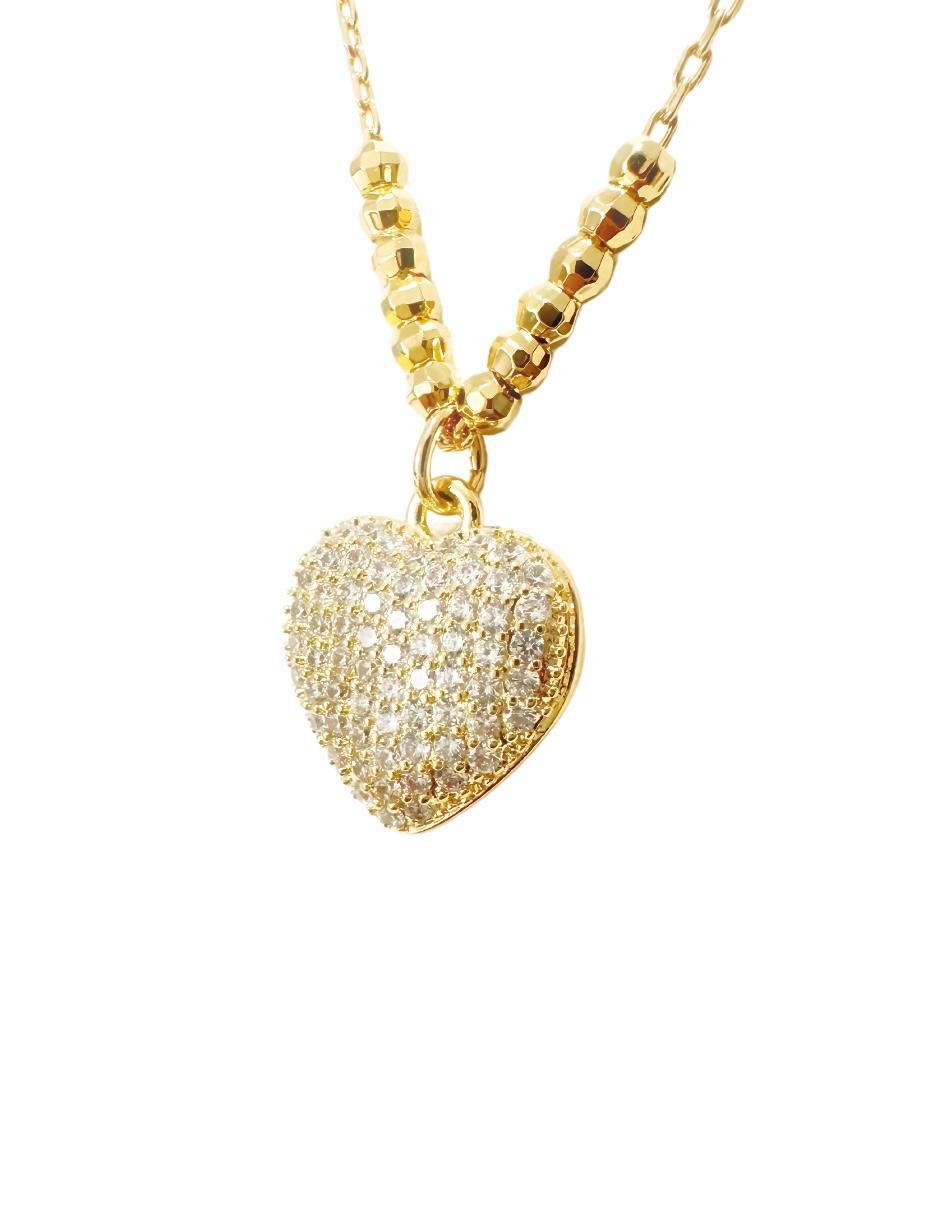Collar de corazón Aurore 18 K 4