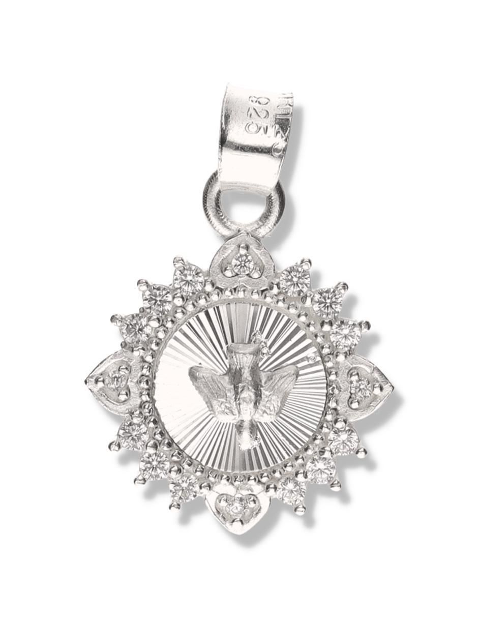 Medalla redonda cristo de plata P 925