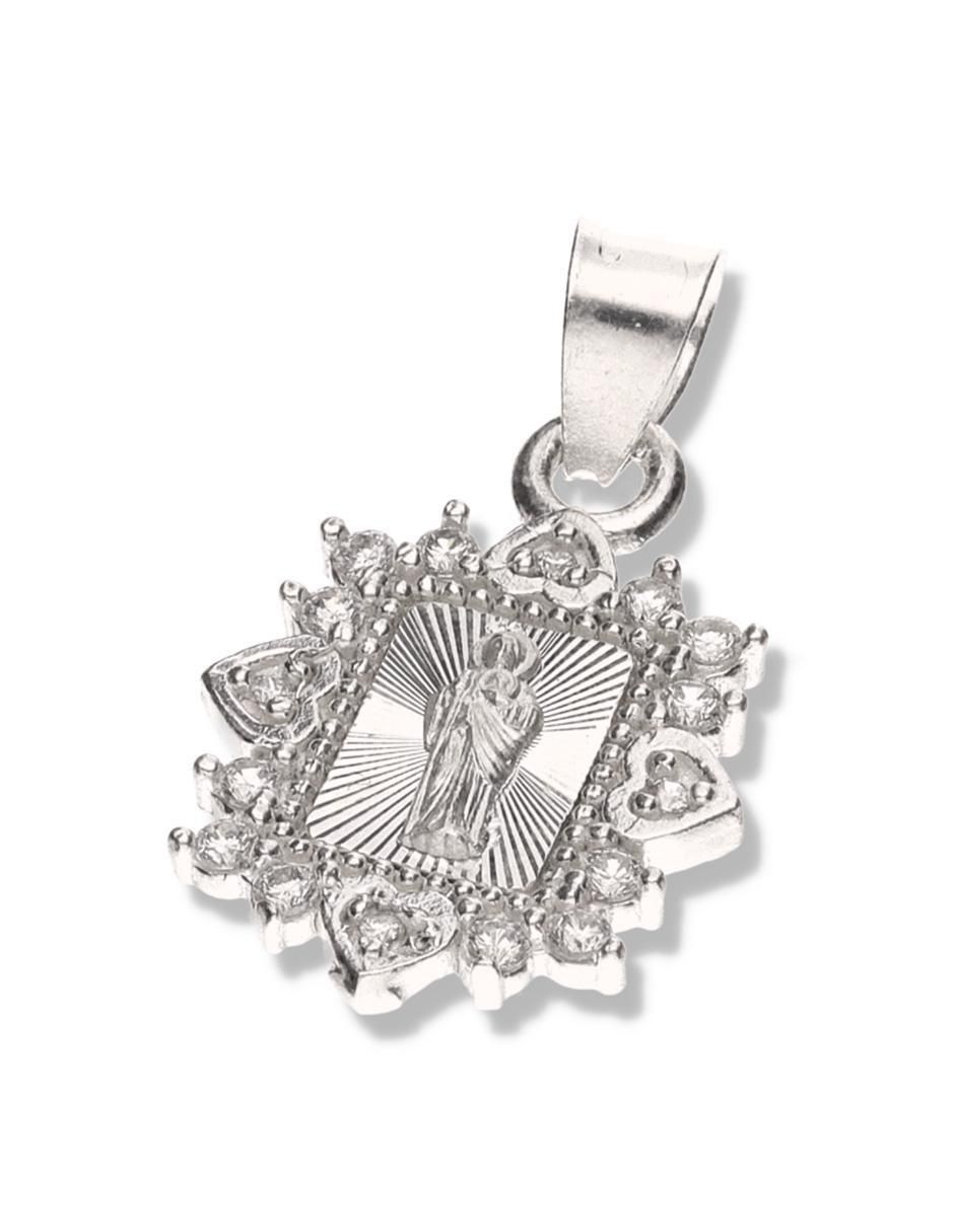 Medalla cuadrada san judas tadeo de plata P 925 2