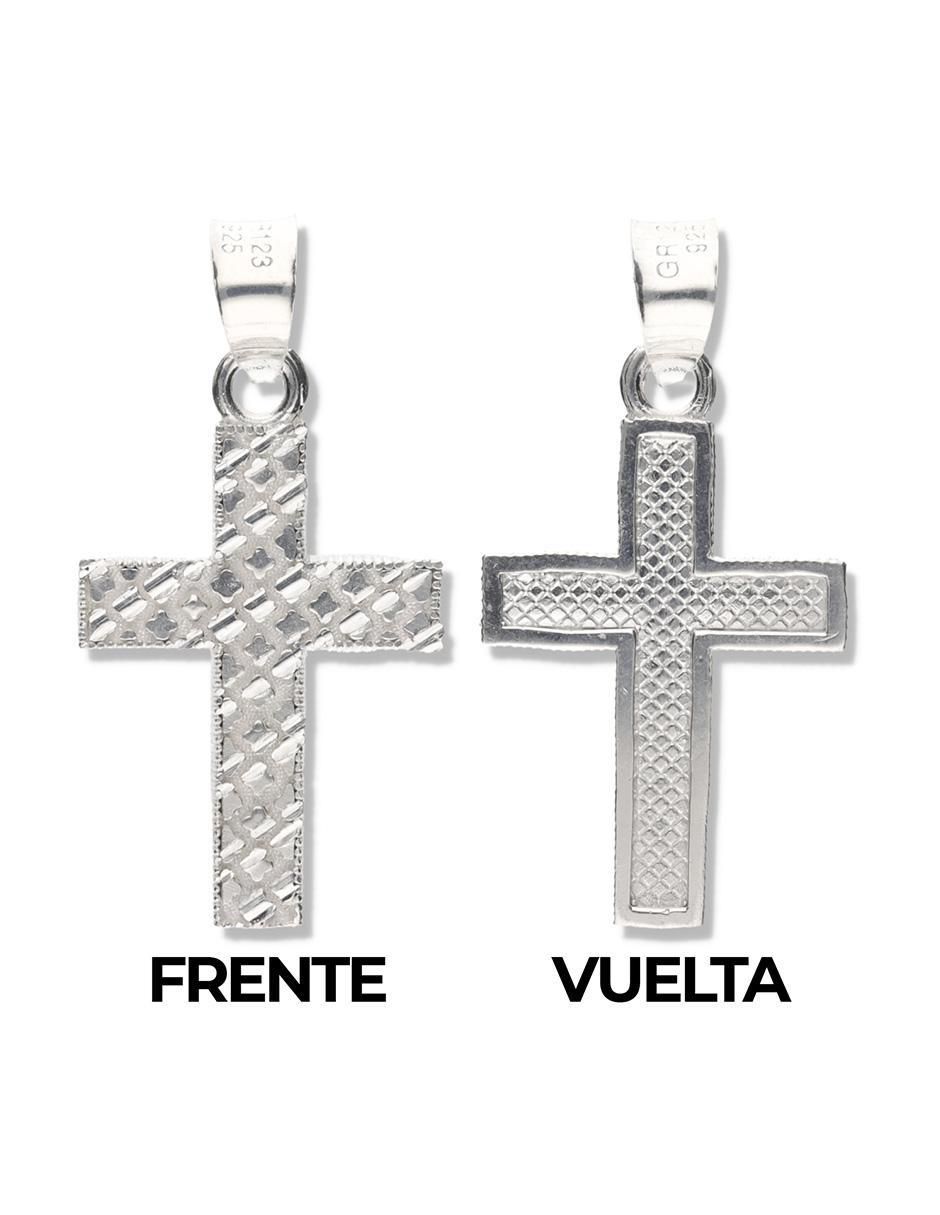 Dije de cruz Cristo de plata P 925 3