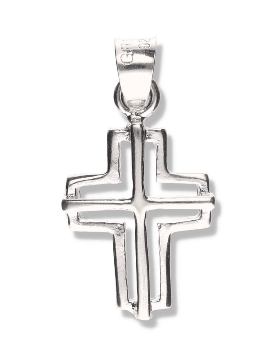 Dije de cruz cristo de plata P 925