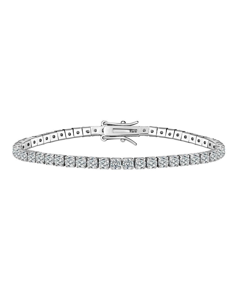 Brazalete de plata P 925 con acabado brillante