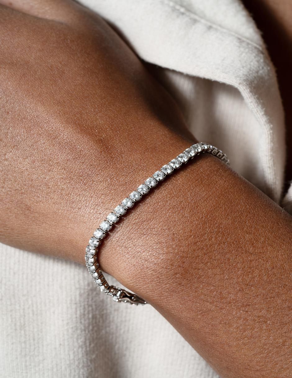 Brazalete de plata P 925 con acabado brillante 3