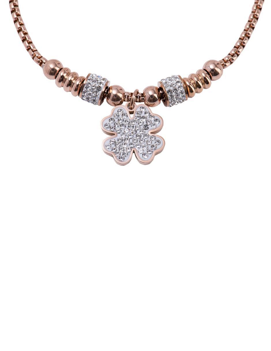 Kit de pulsera 18 K Gaby con acabado baño de oro rosa 9