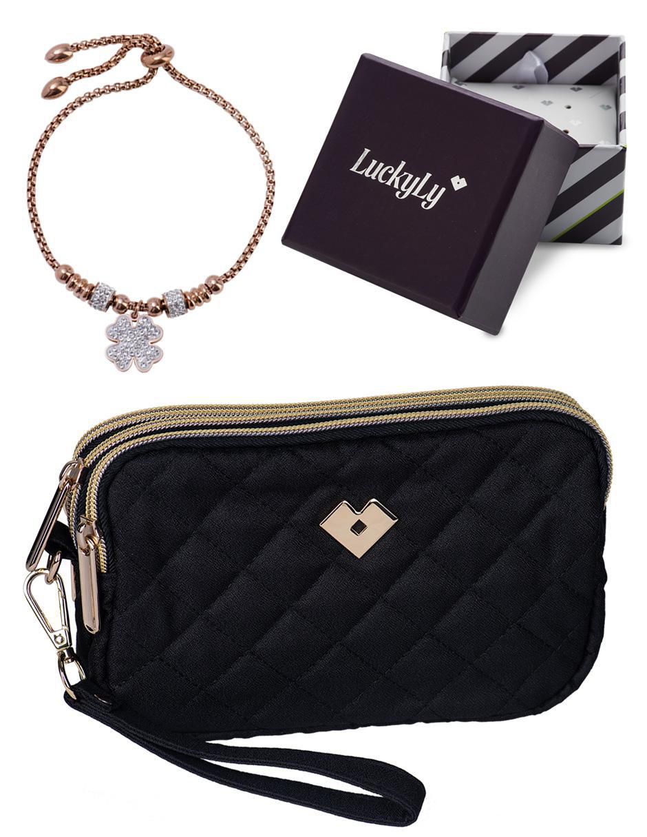 Kit de pulsera 18 K Gaby con acabado baño de oro rosa
