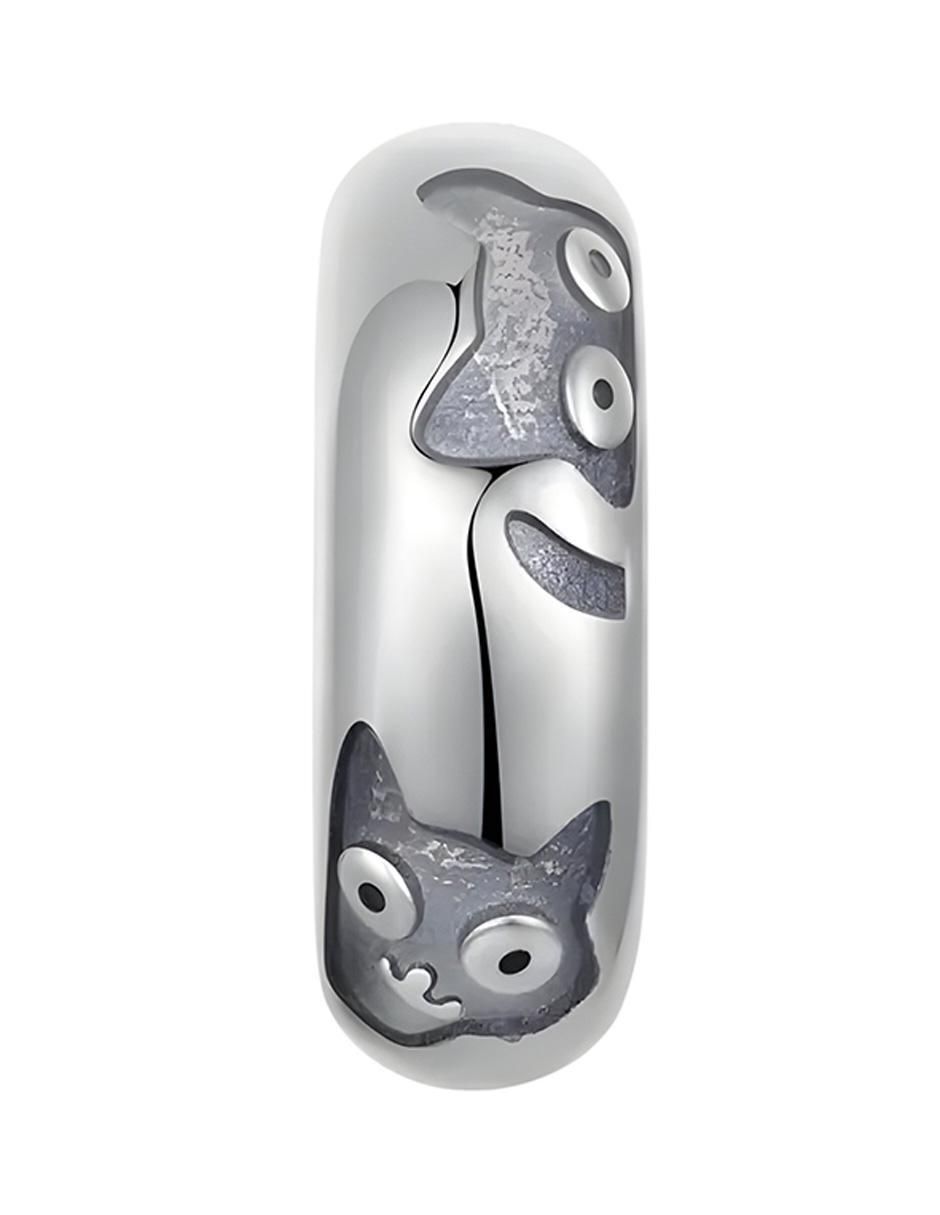 Charm de gato de plata P 925 Charm de gato de plata P 925