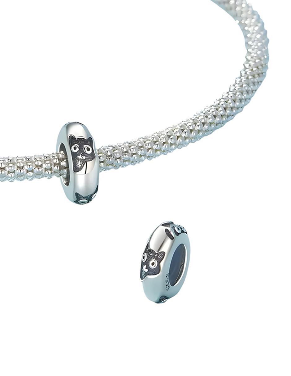 Charm de gato de plata P 925 3