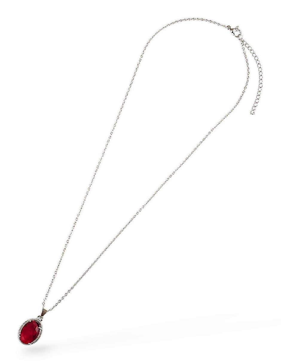 Aretes, collar y anillo de ovalada de acero inoxidable zirconia
