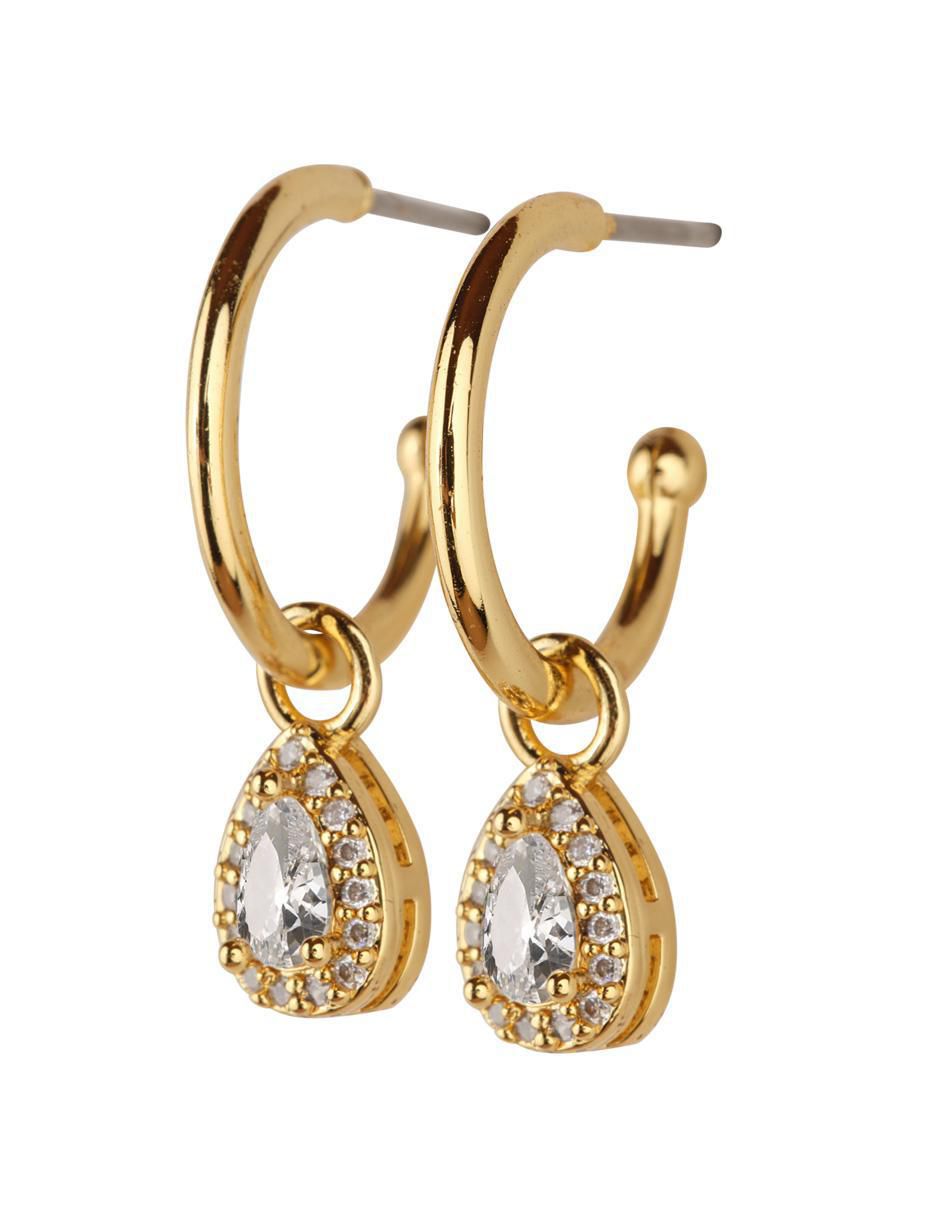 Set de collar y aretes luckyly dory crl20n no aplica "de" latón 14 k zirconia cúbica