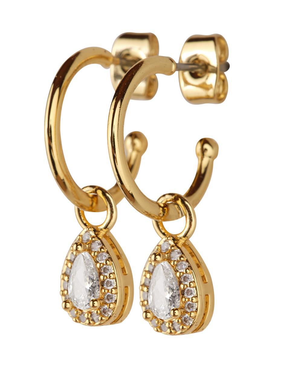 Set de collar y aretes luckyly dory crl20n no aplica "de" latón 14 k zirconia cúbica