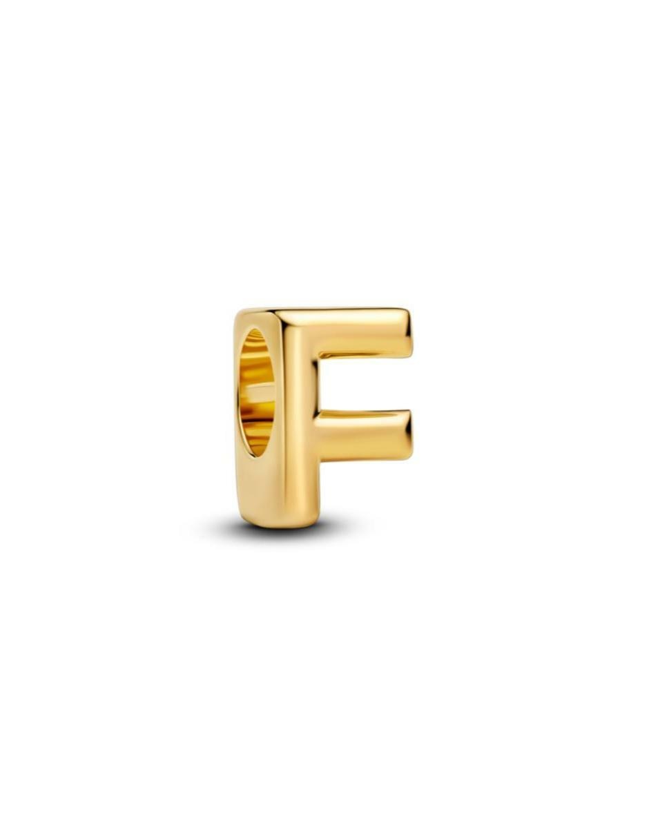 Charm de letra f moments de plata P 925