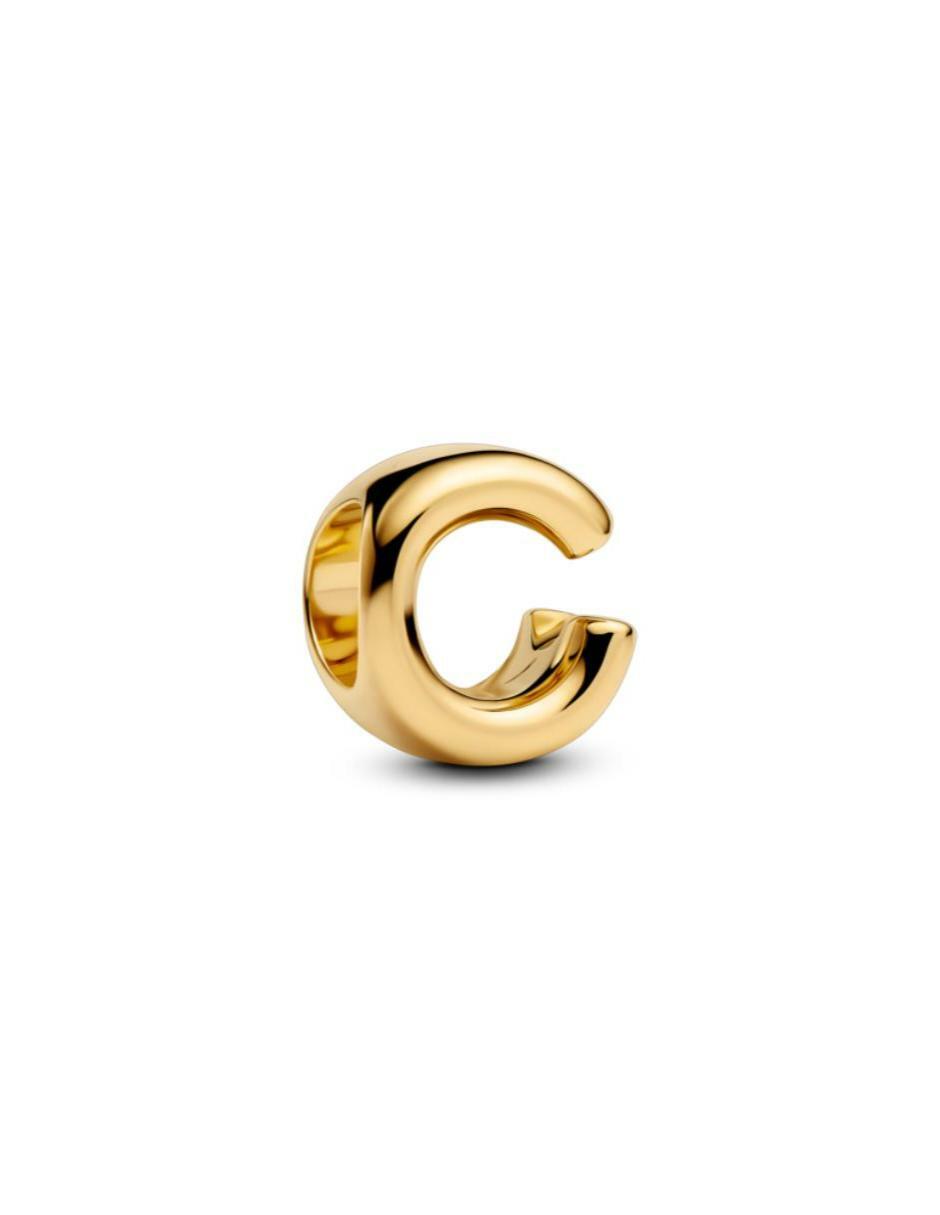 Charm de letra c moments de plata P 925