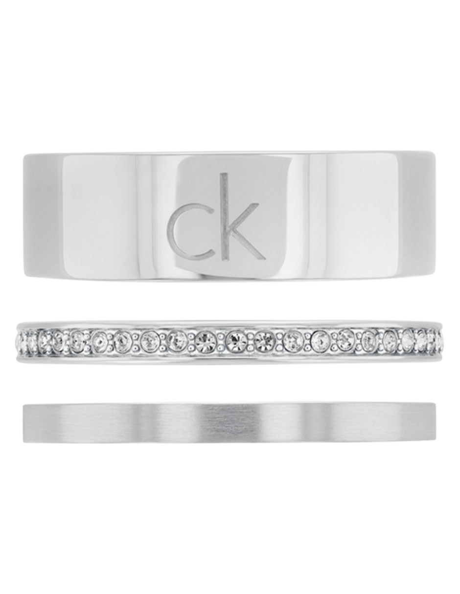 Set anillo cristal brillante 2