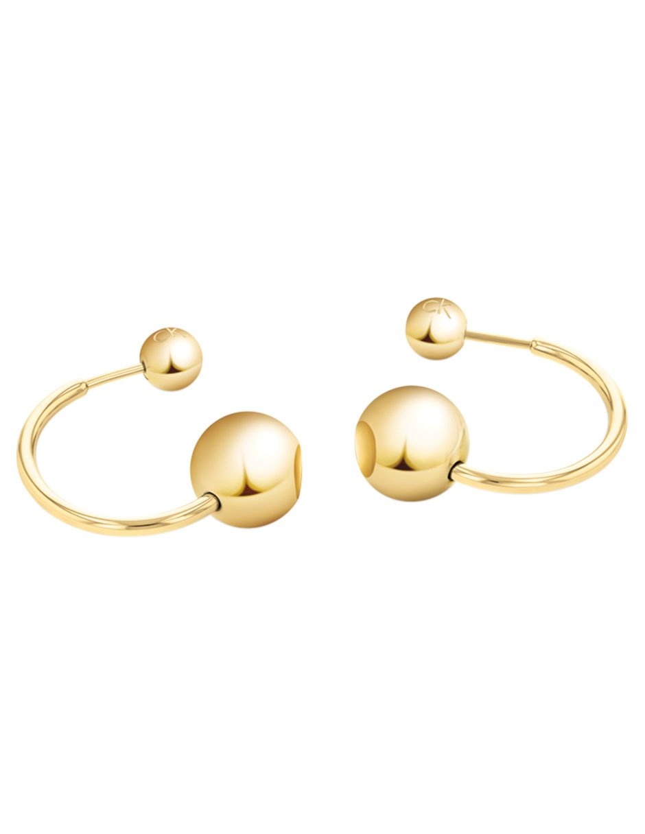 Aretes Sculptural Bubbles con acabado brillante 2