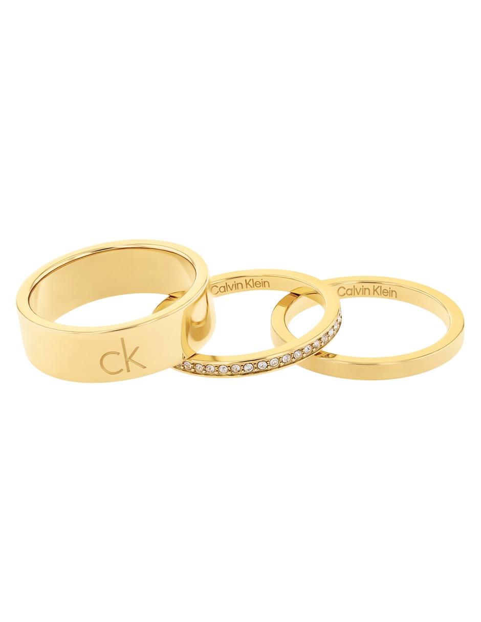 Set anillo cristal brillante
