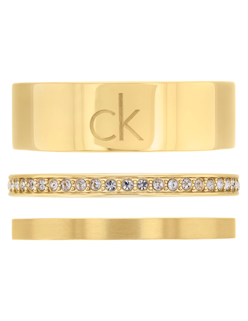 Set anillo cristal brillante 2