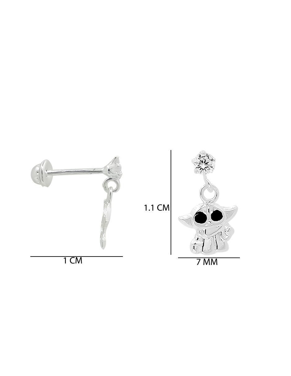 Broqueles de plata P 925 con acabado brillante 4