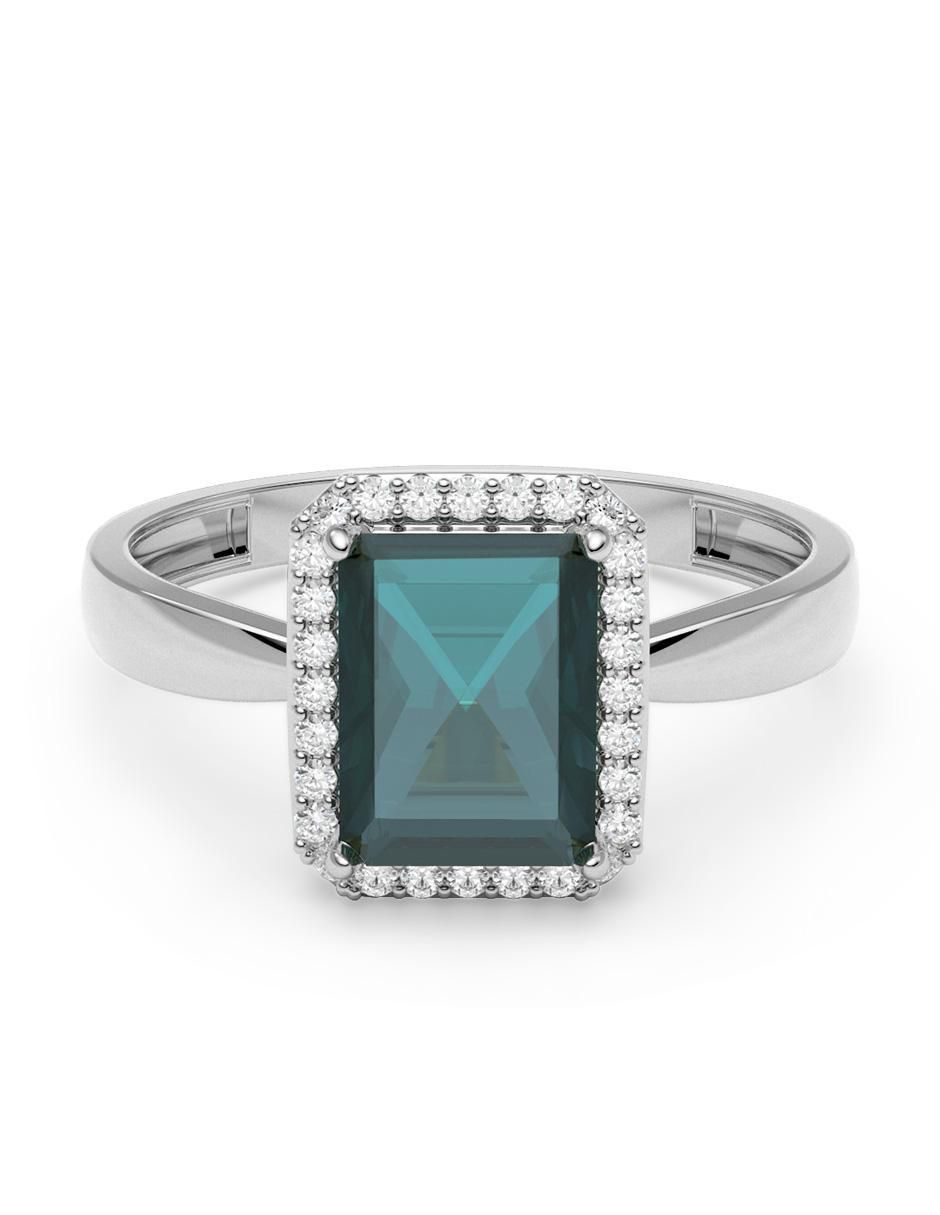 Anillo 10 k de oro zirconia pulido Anillo 10 k de oro zirconia pulido