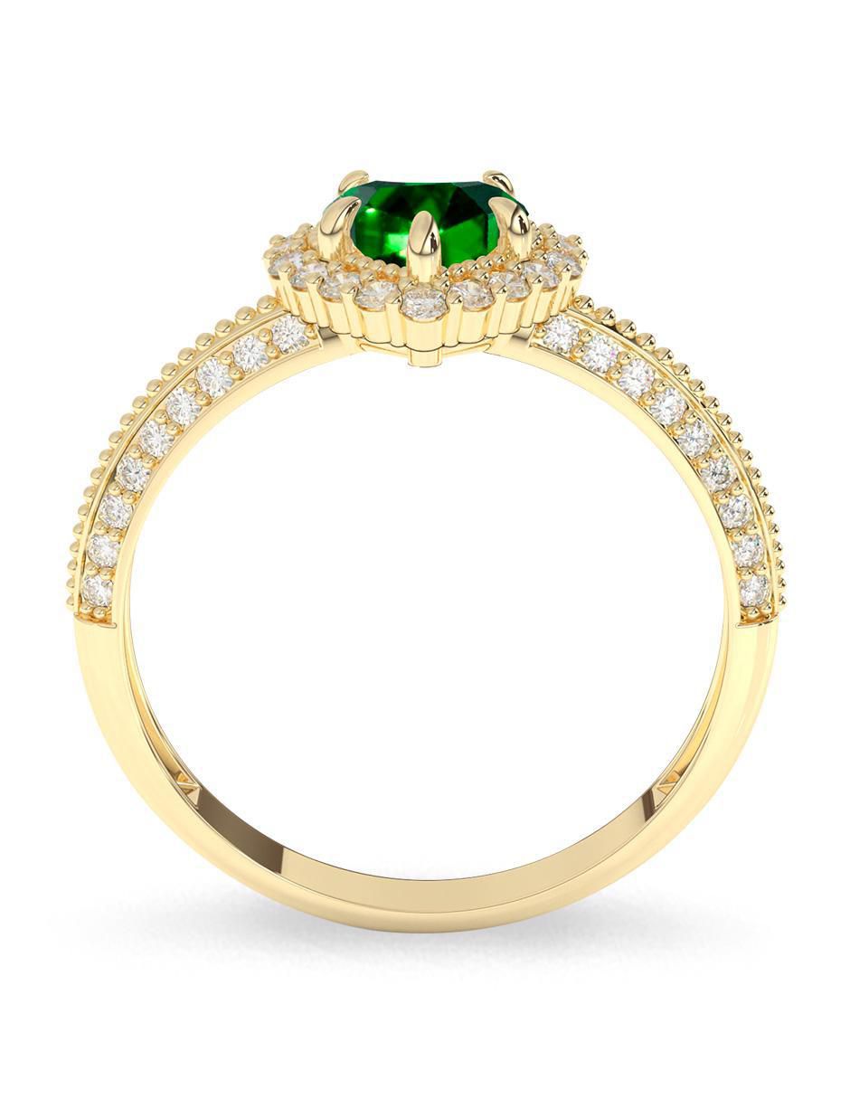 Anillo "de (si aplica)" corazón amelie joyas sin colección no aplica 10 k "de" oro zirconia pulido