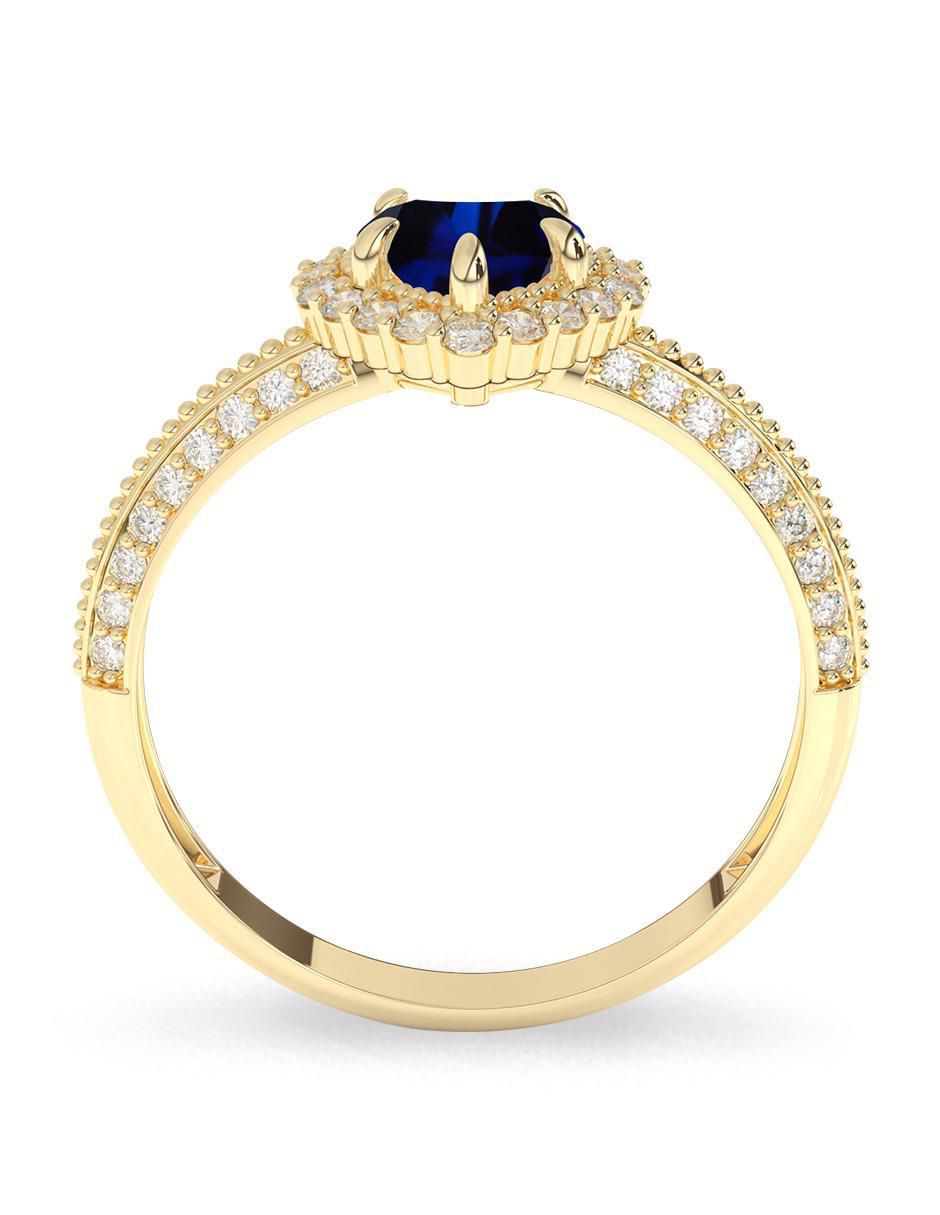 Anillo "de (si aplica)" corazón amelie joyas sin colección no aplica 10 k "de" oro zirconia pulido