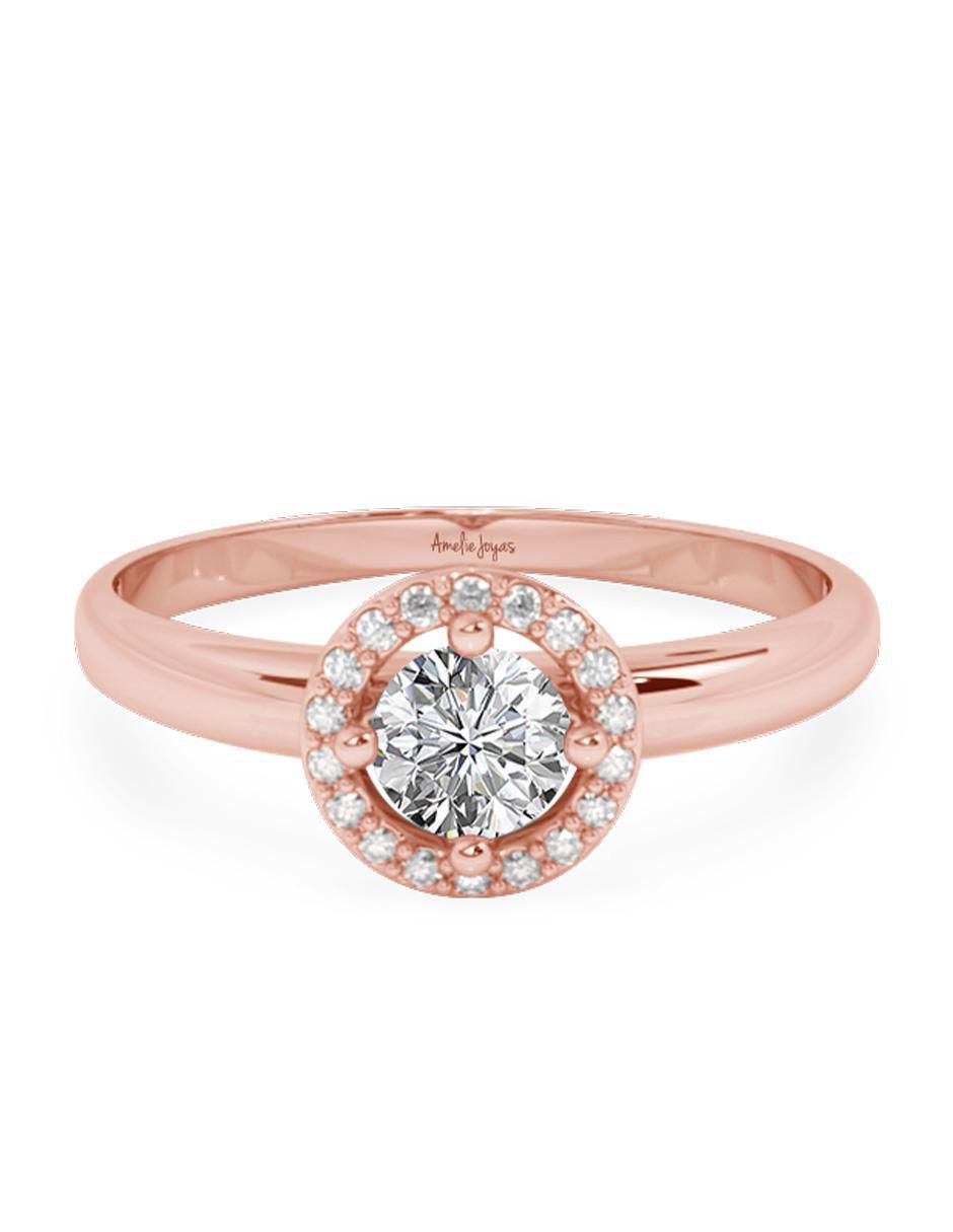 Anillo 10 k de oro zirconia pulido Anillo 10 k de oro zirconia pulido