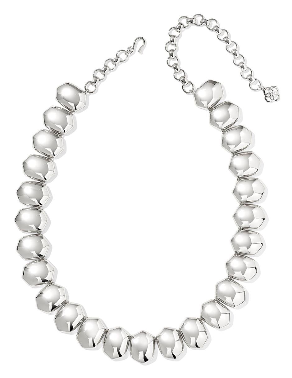 COLLAR STATEMENT KEN, UNITALLA, PLATEADO