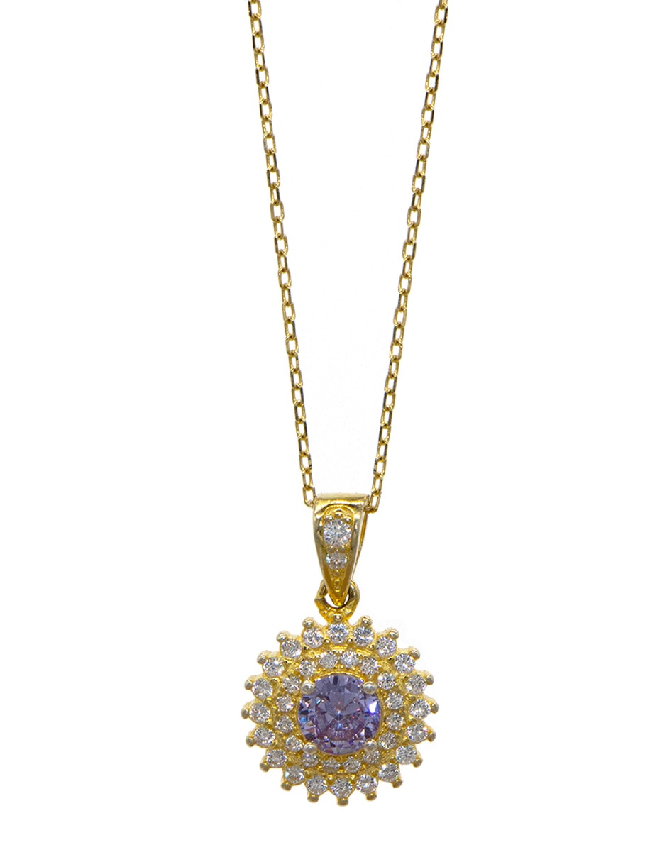 Collar con dije Pavé de plata P 925