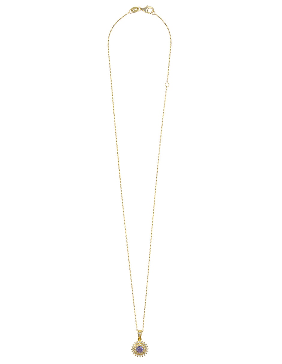 Collar con dije Pavé de plata P 925 2