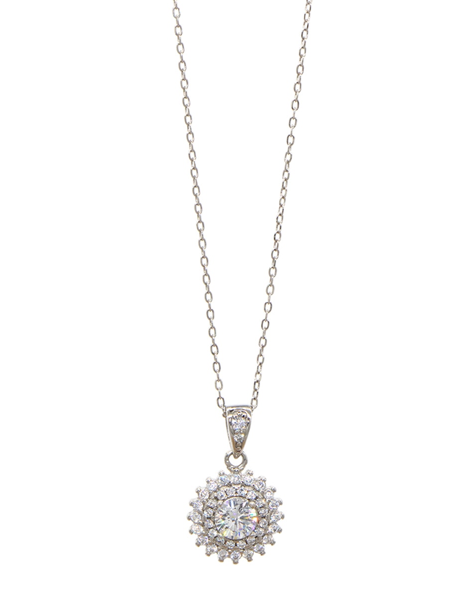 Collar con dije Pavé de plata P 925