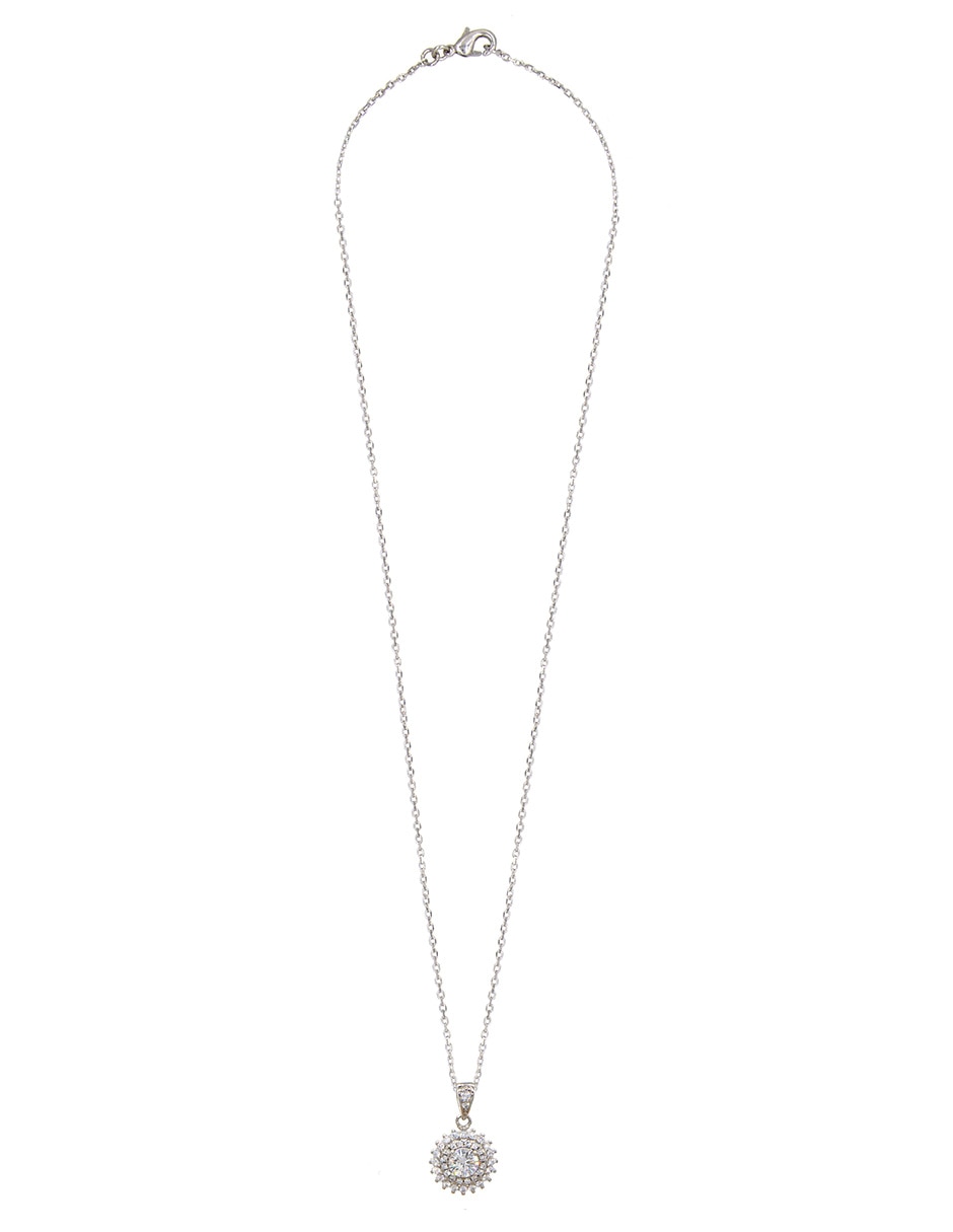 Collar con dije Pavé de plata P 925 2