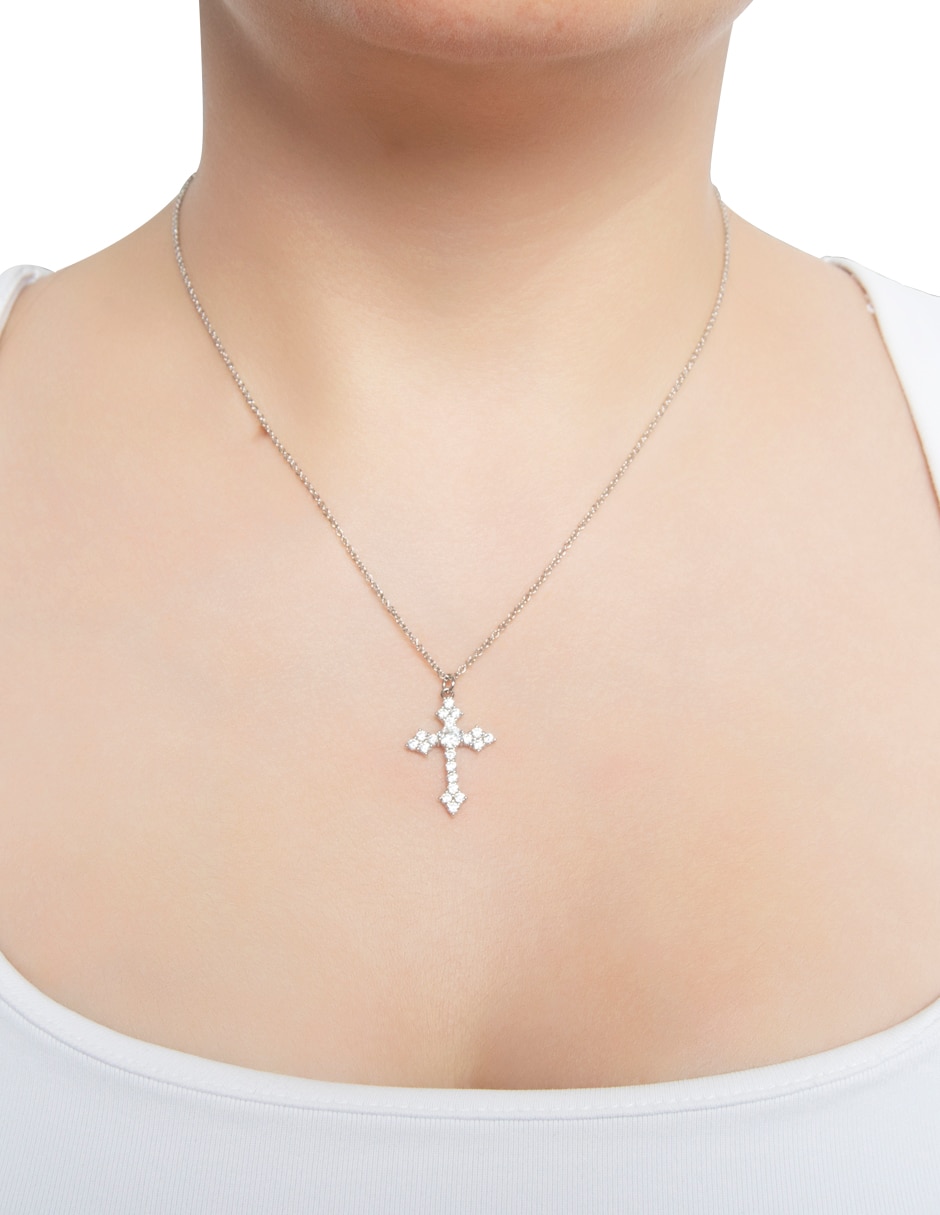 Collar con dije de cruz 3